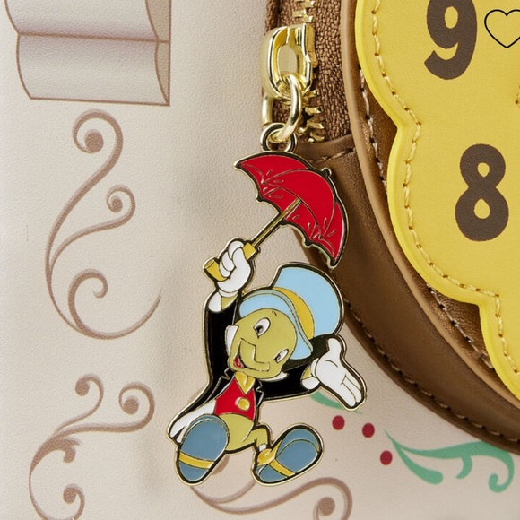 Mini Backpack & Zip Around Wallet - Pinocchio Cuckoo Clock - Picture 3 of 11